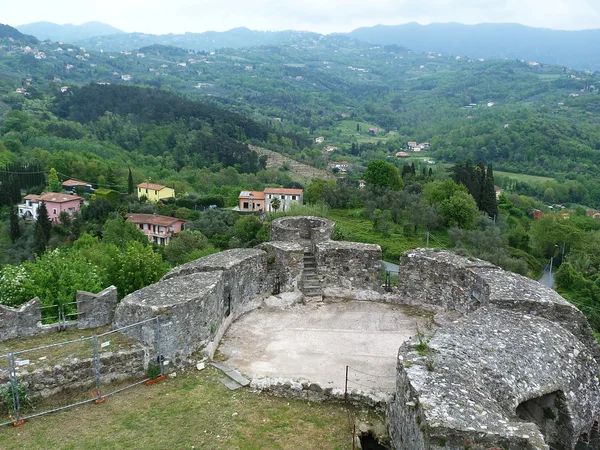 Itália, Ligúria, vista da fortaleza de Sarzanella — Fotografia de Stock