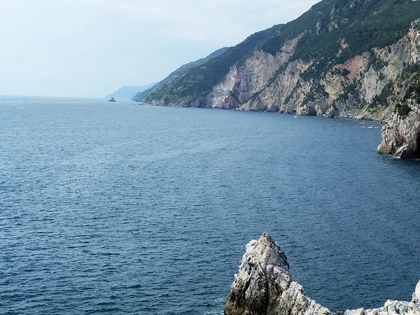 Die klippe in portovenere, italien — Stockfoto