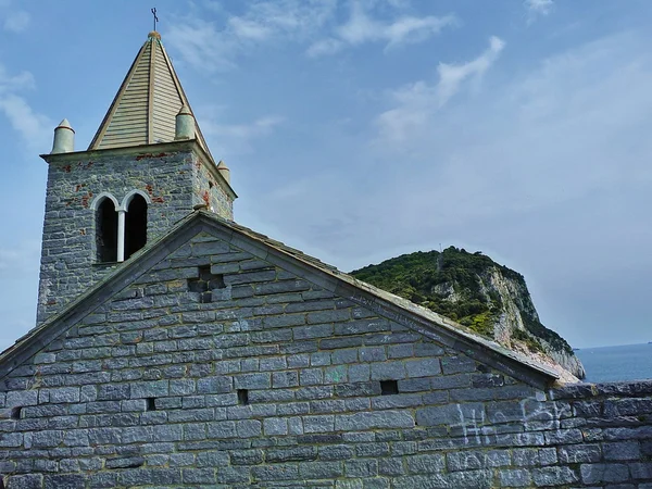 İtalya, portovenere, ayrıntı san pietro Kilisesi — Stok fotoğraf