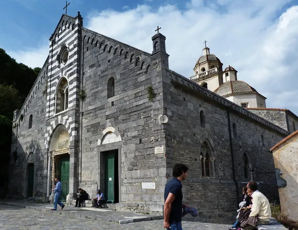 Italia, Portovenere, Madonna Biancan pyhäkkö — kuvapankkivalokuva