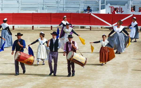 O curso Camarguaise, Arles, França — Fotografia de Stock