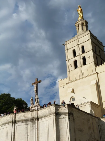 Palácio dos Papas em Avignon, França — Fotografia de Stock