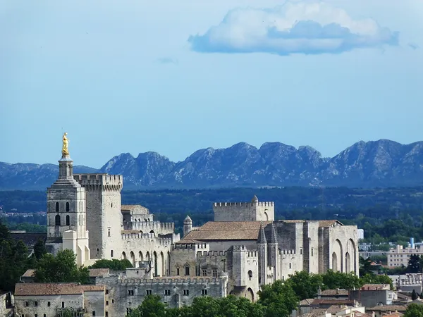 Palácio dos papas em Avignon — Fotografia de Stock