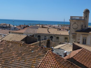 st görünümünü maries de la mer notre dame de la Mer Kilisesi'nin tepesinden