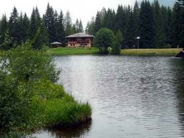 Caprioli lake, pellizzano, İtalya