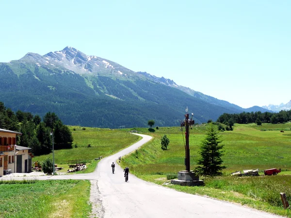 Ver o bairro de Aussois — Fotografia de Stock