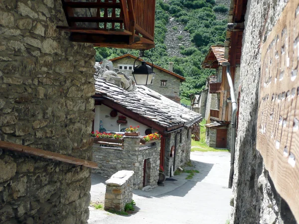 Pueblo de Bonneval, Saboya Francesa — Foto de Stock