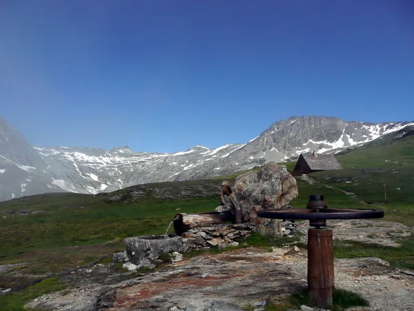 Panorama montană în Savoia Franceză — Fotografie, imagine de stoc