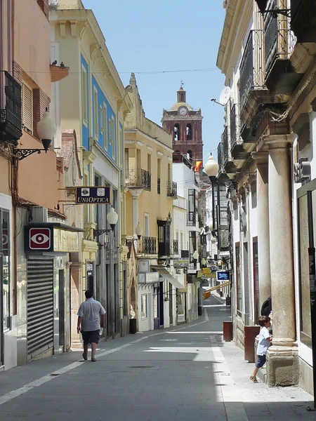 Rua no centro de Zafra, Espanha — Fotografia de Stock