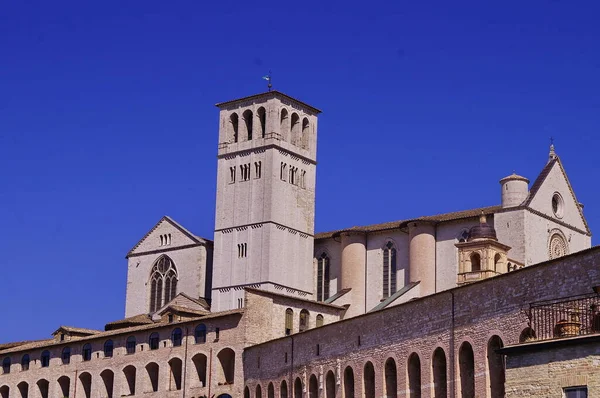 Assisi Olaszország San Francesco Bazilika — Stock Fotó