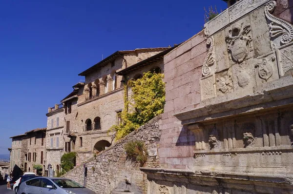 Typisk Gata Assisi Italien — Stockfoto