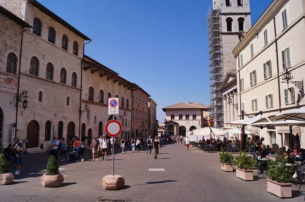 Plaza Comune Asís Italia —  Fotos de Stock