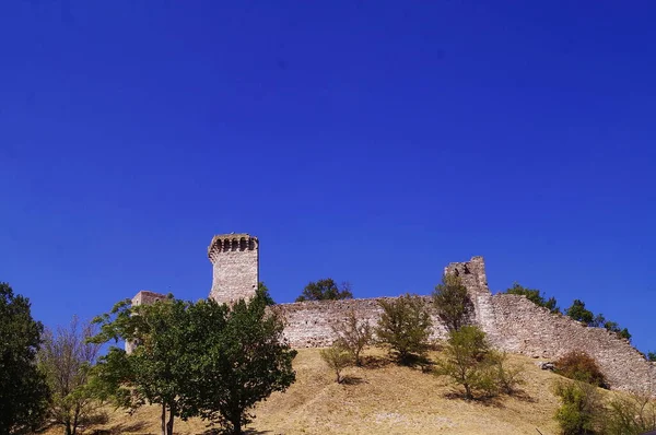 Rocca Major Assisi Italien — Stockfoto