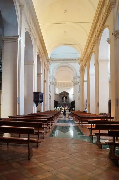Interior Catedral San Rufino Assis Itália — Fotografia de Stock