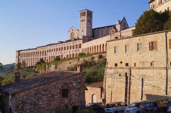Assisi Talya Daki San Francesco Manastırı — Stok fotoğraf