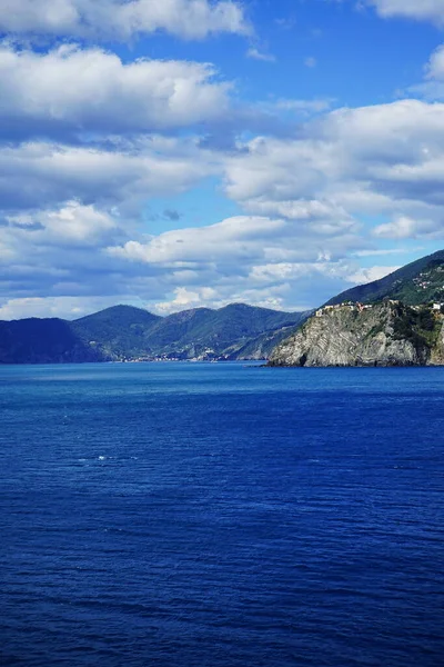 Costa Liguria Cerca Manarola Cinque Terre Italia —  Fotos de Stock