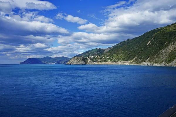 Liguriansk Kyst Nær Manarola Cinque Terre Italia – stockfoto