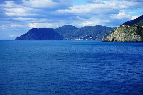 Costa Ligúria Perto Manarola Cinque Terre Itália — Fotografia de Stock