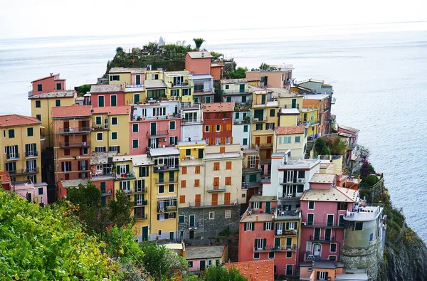 Veduta Del Paese Manarola Cinque Terre Italia — Foto Stock