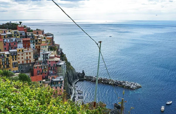 View Village Manarola Cinque Terre Italy — Stock Photo, Image