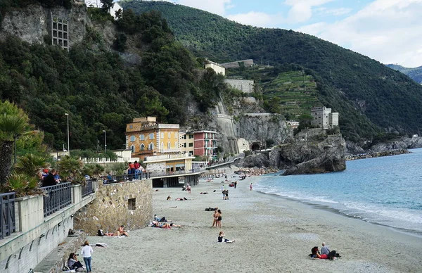 Playa Monterosso Cinque Terre Italia — Foto de Stock