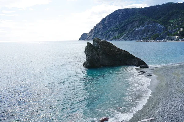 Rock Monterosso Cinque Terre Italy — Stockfoto