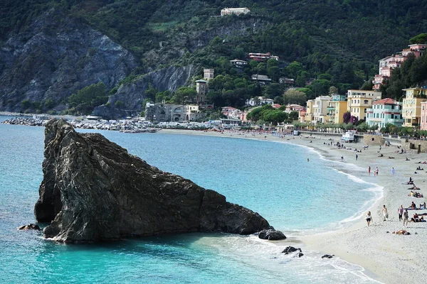 Monterosso Beach Cinque Terre Italië — Stockfoto