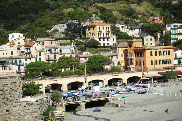 Pohled Monterosso Cinque Terre Itálie — Stock fotografie