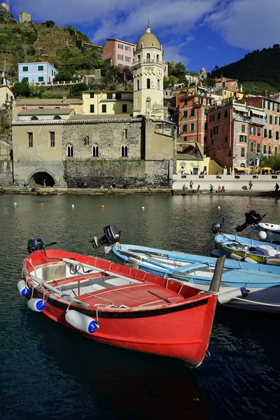 Vista Para Aldeia Vernazza Cinque Terre Itália — Fotografia de Stock