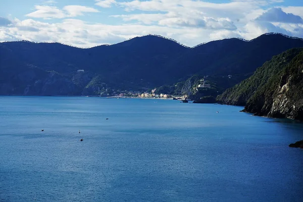 Costa Liguria Cerca Del Pueblo Vernazza Cinque Terre Italia —  Fotos de Stock