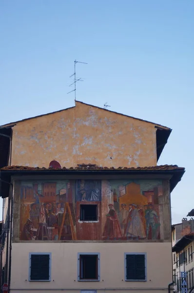 Fresco Calza Square Florence Italy — Stock Photo, Image