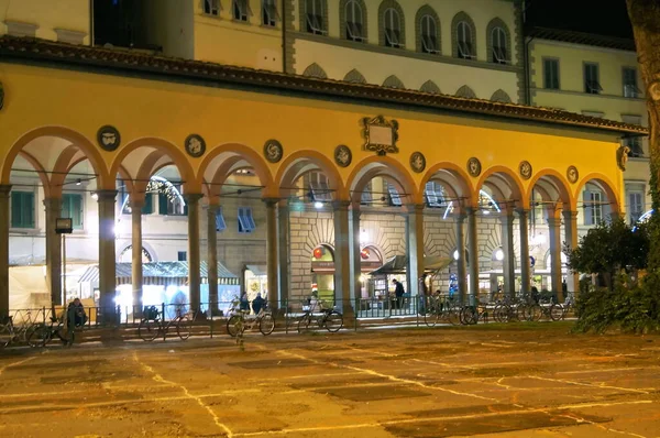 Plaza Ciompi Noche Florencia Italia —  Fotos de Stock