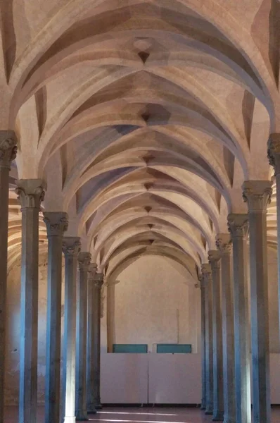 Ancien Réfectoire Complexe Santa Maria Novella Florence Italie — Photo