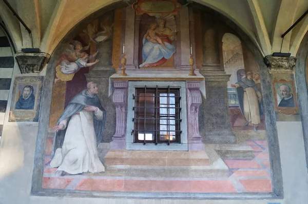Affreschi Del Grande Chiostro Santa Maria Novella Firenze — Foto Stock