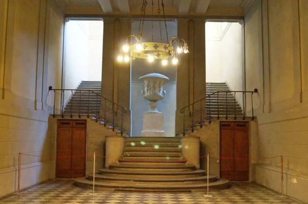 Escalera Entrada Sala Principal Del Complejo Santa Maria Novella Florencia —  Fotos de Stock
