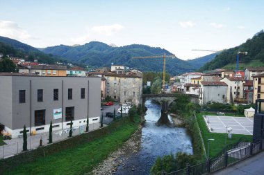 Castelnuovo Garfagnana, Tuscany, İtalya 'daki Turrite Secca seli