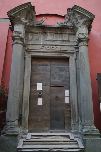 Porta Ingresso Alla Fortezza Ariostesca Castelnuovo Garfagnana Toscana Italia — Foto Stock