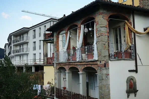 Vista Castelnuovo Garfagnana Toscana Itália — Fotografia de Stock