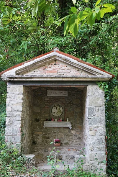 Náboženská Svatyně Okolí Castelnuovo Garfagnana Toskánsko Itálie — Stock fotografie