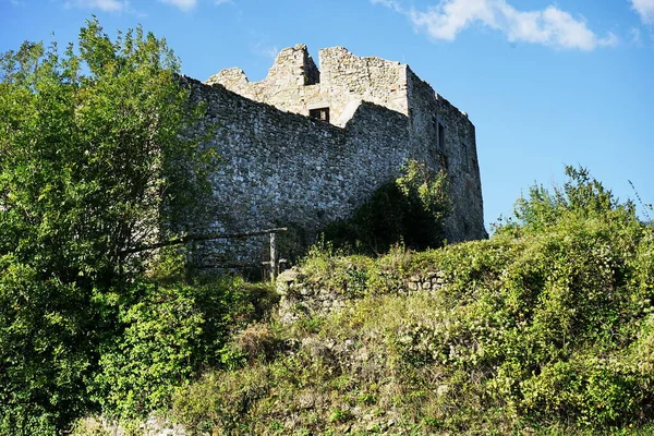 Ruines Antiques Forteresse Monte Alfonso Castelnuovo Garfagnana Toscane Italie — Photo