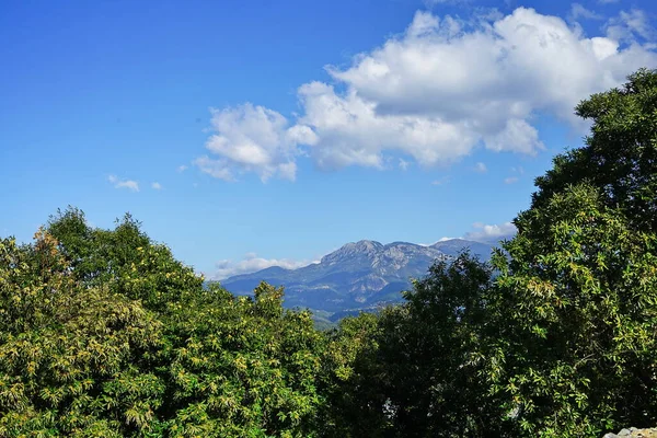 Panorama Depuis Forteresse Monte Alfonso Castelnuovo Garfagnana Toscane Italie — Photo