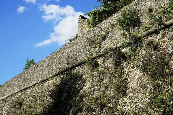 Ancient Walls Fortress Mont Alfonso Castelnuovo Garfagnana Tuscany Italy — Stock Photo, Image