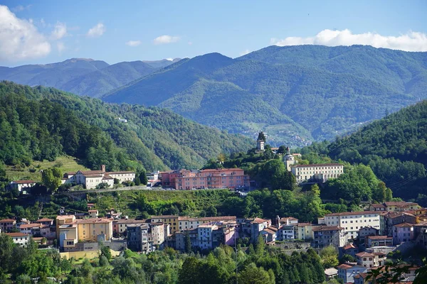 Aerial View Catelnuovo Garfagnana Tuscany Italy — Stockfoto