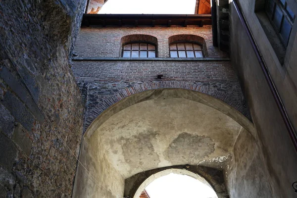 Arco Ponte Della Fortezza Ariostesca Castelnuovo Garfagnana Toscana Italia — Foto Stock