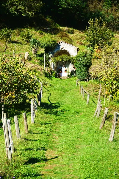 Santuario Sagrado Campo Alrededor Castelnuovo Garfagnana Toscana Italia —  Fotos de Stock