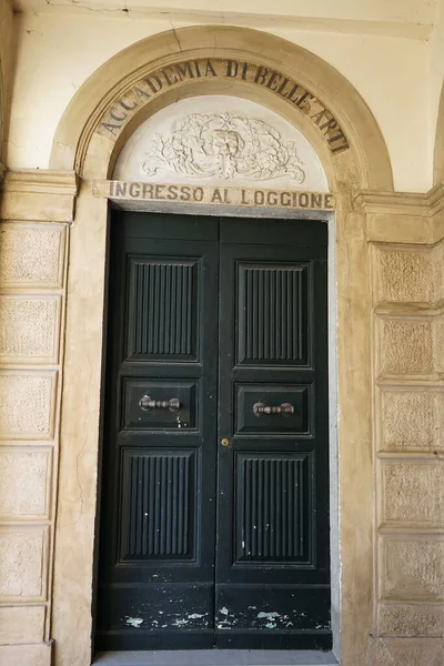 Entrance Alfieri Theater Castelnuovo Garfagnana Tuscany Italy — стоковое фото