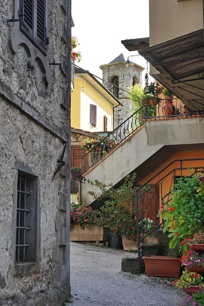 Village Orzaglia Garfagnana Tuscany Italy — Fotografia de Stock