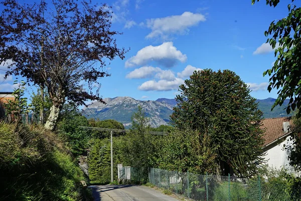 Panorama Garfagnaně Toskánsko Itálie — Stock fotografie