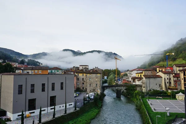 Turrita Secca Stream Castelnuovo Garfagnana Toscana Itália — Fotografia de Stock