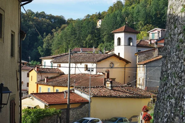 Utsikt Över Byn Molazzana Garfagnana Toscana Italien — Stockfoto